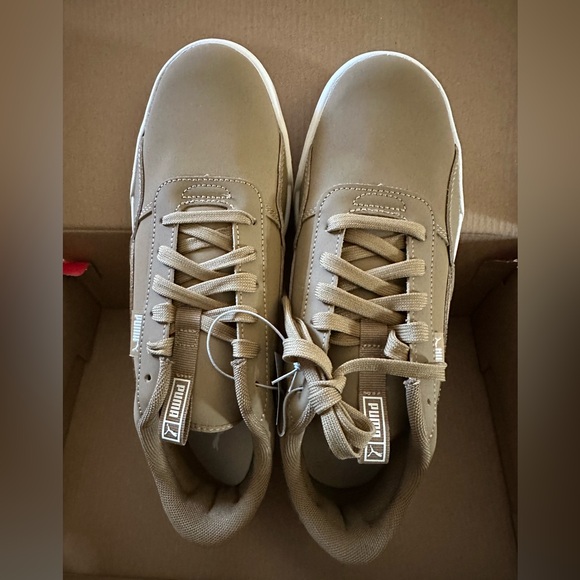 Puma Men's Beige Skate C Buck Sneakers. Size 9. New with box. - Picture 6 of 8